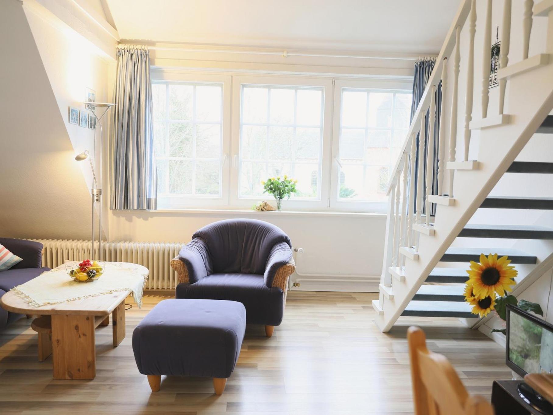 Einfach Eingerichtete Masionettewohnung. Вестерланд Экстерьер фото